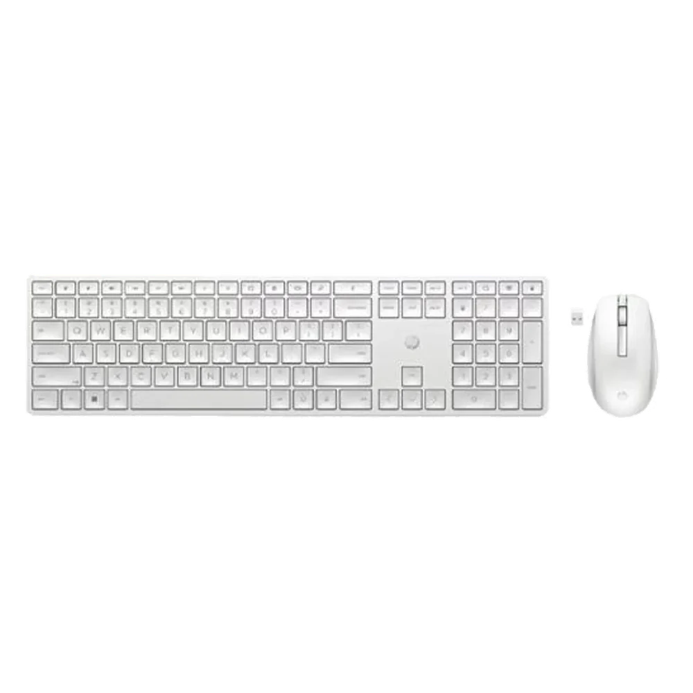HP 650 Wireless KB+Mouse White (4R016AA)