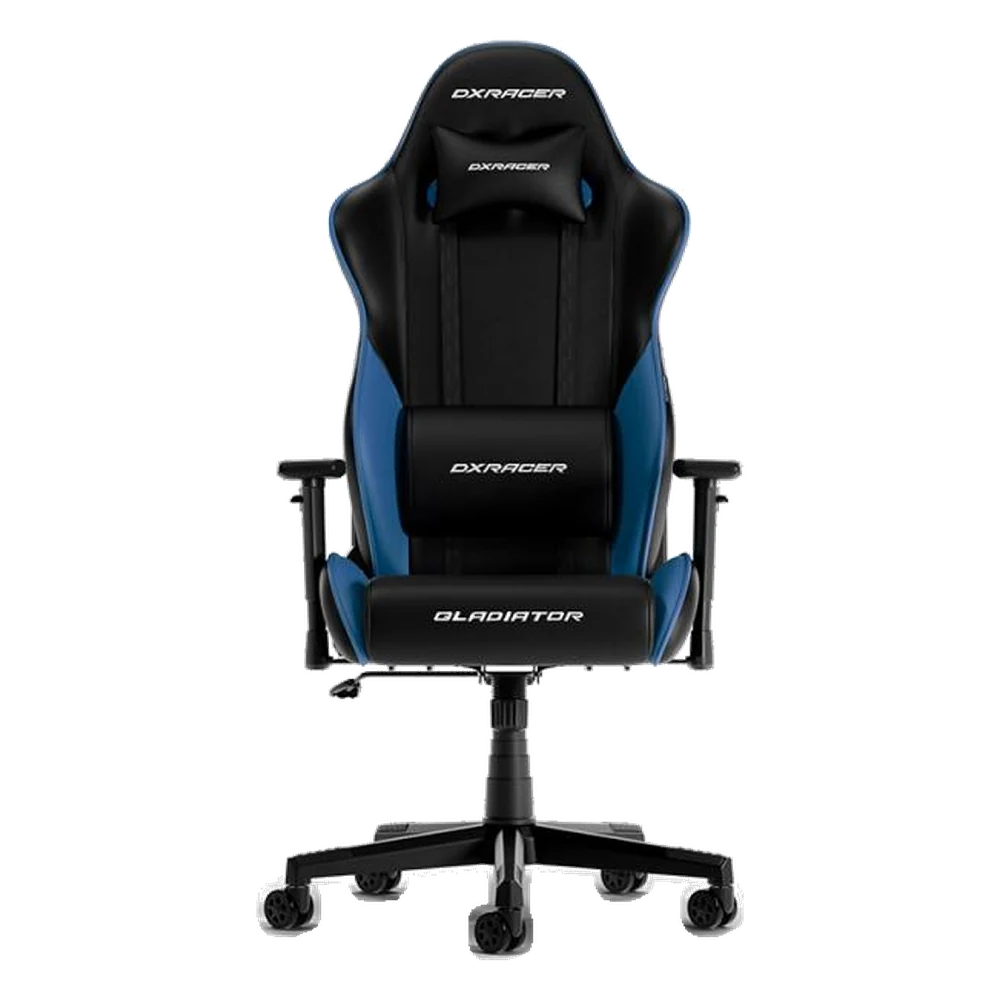 DXRacer Black and Blue Gladiator Chair