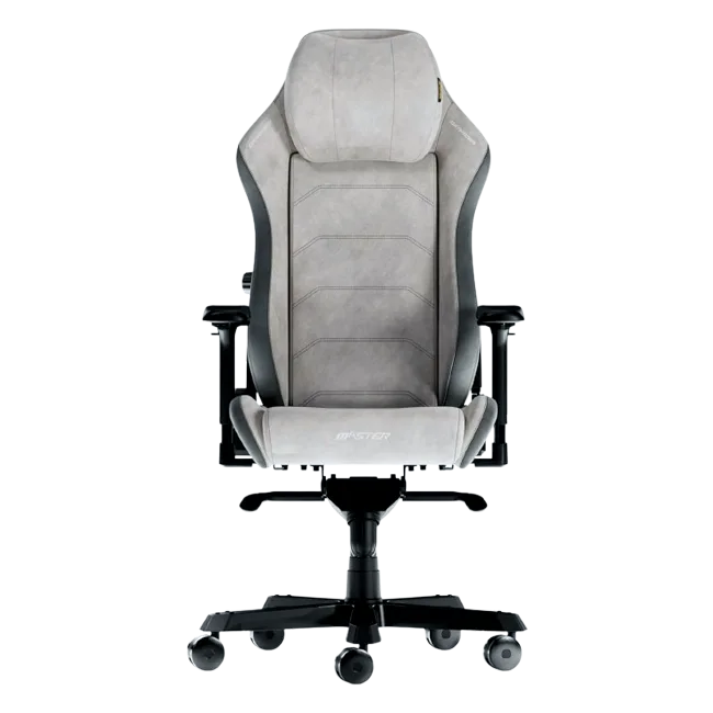 DXRacer White and Grey Master Chair