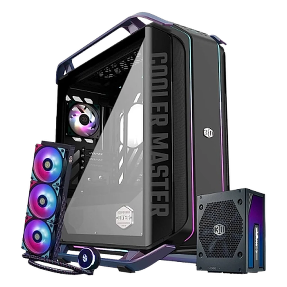 CoolerMaster COSMOS INFINITY 30th + V1300 Platinum + PL360 AIO