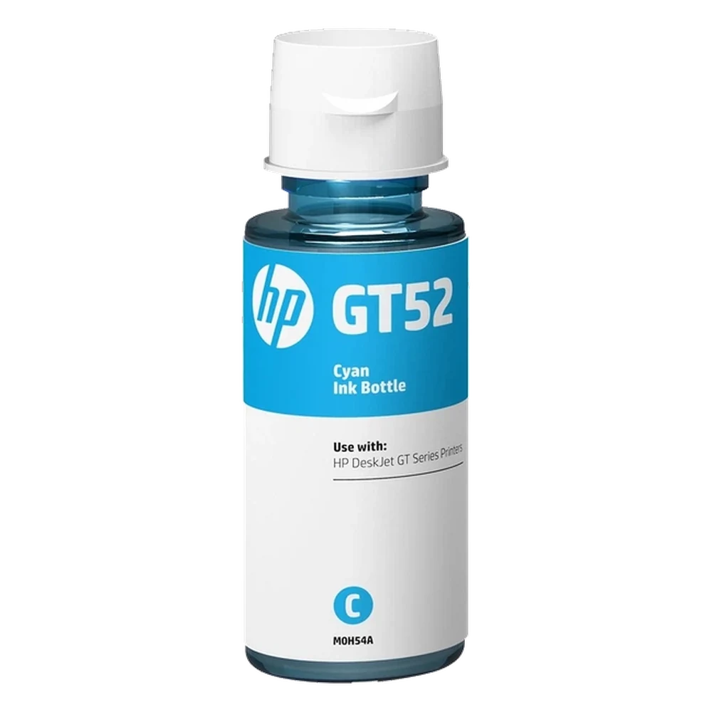 HP GT52 Cyan Ink Bottle (M0H54AE)
