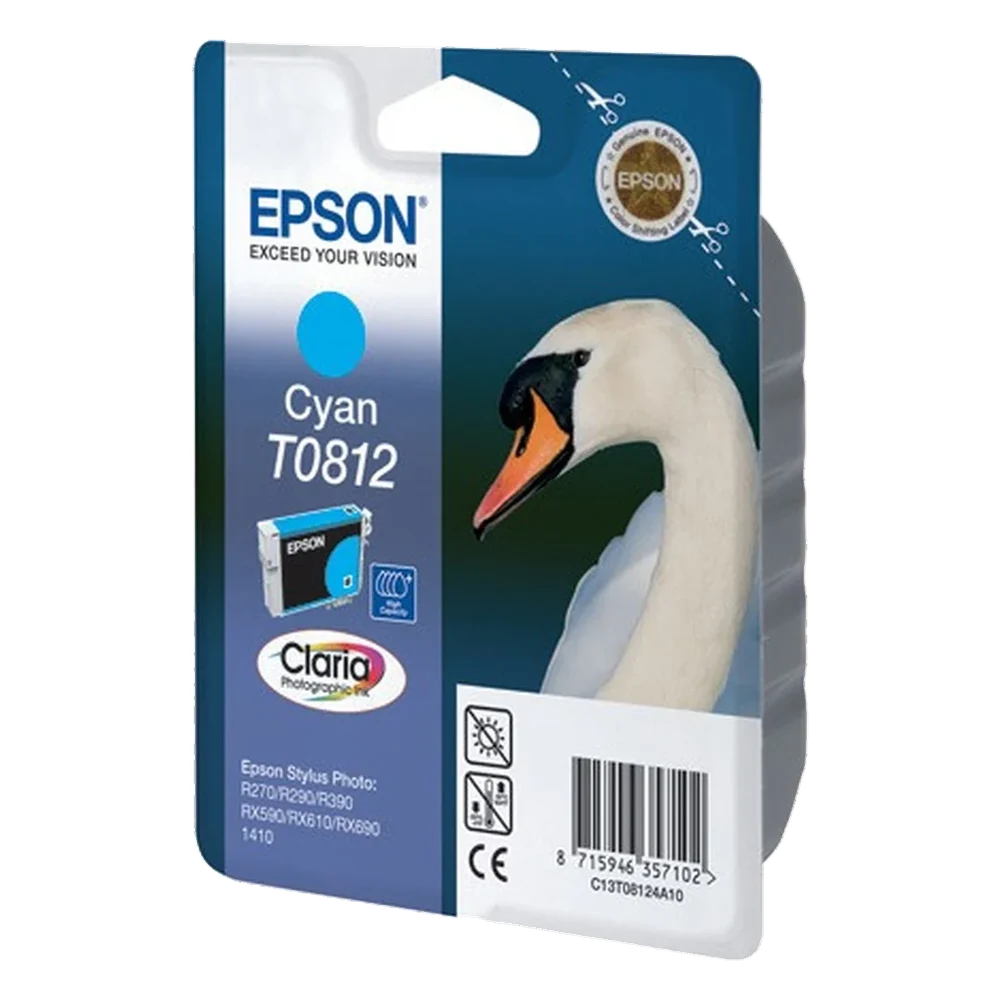 Epson C13T11124A10 — голубой картридж повышенной емкости для Stylus Photo