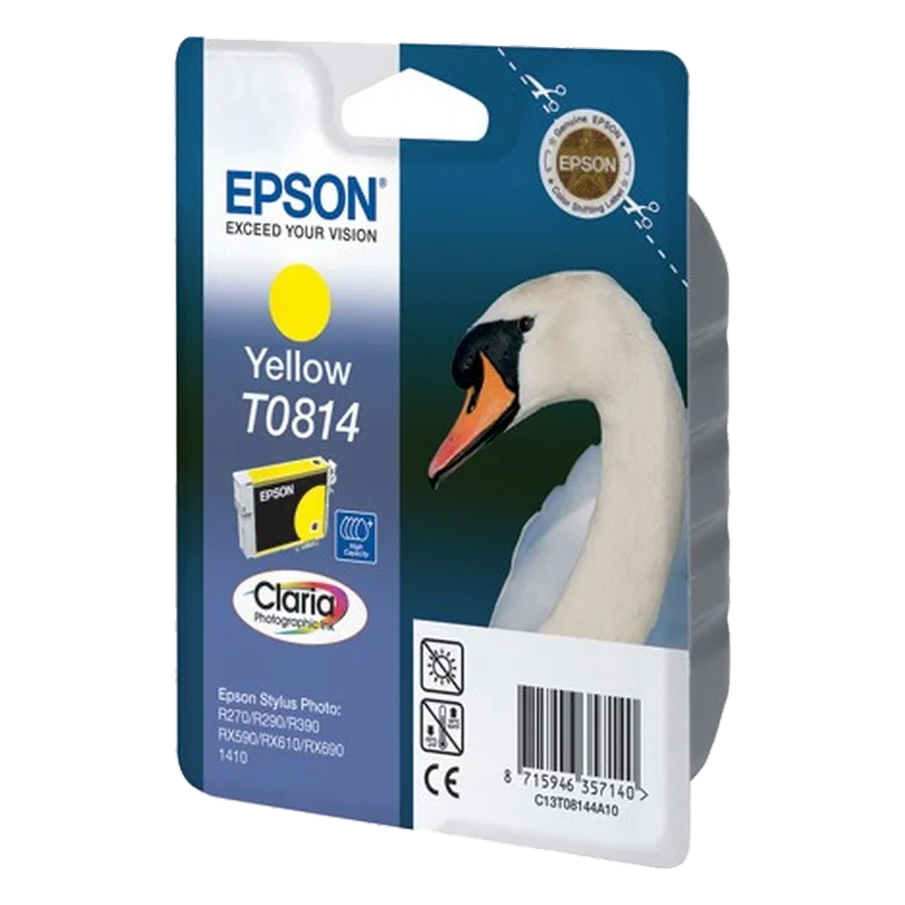 Epson C13T11144A10 — желтый картридж повышенной емкости для Stylus Photo