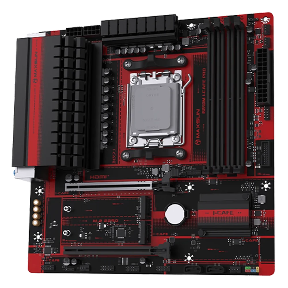 Материнская плата Maxsun AMD AM5 B850M I-CAFE PRO DDR5
