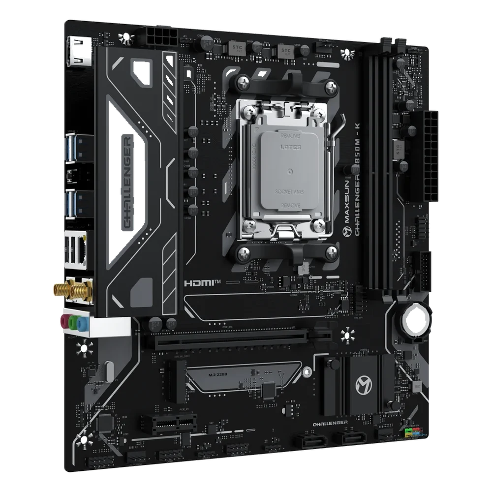 Материнская плата Maxsun AMD AM5 Challenger B850M-K WIFI DDR5