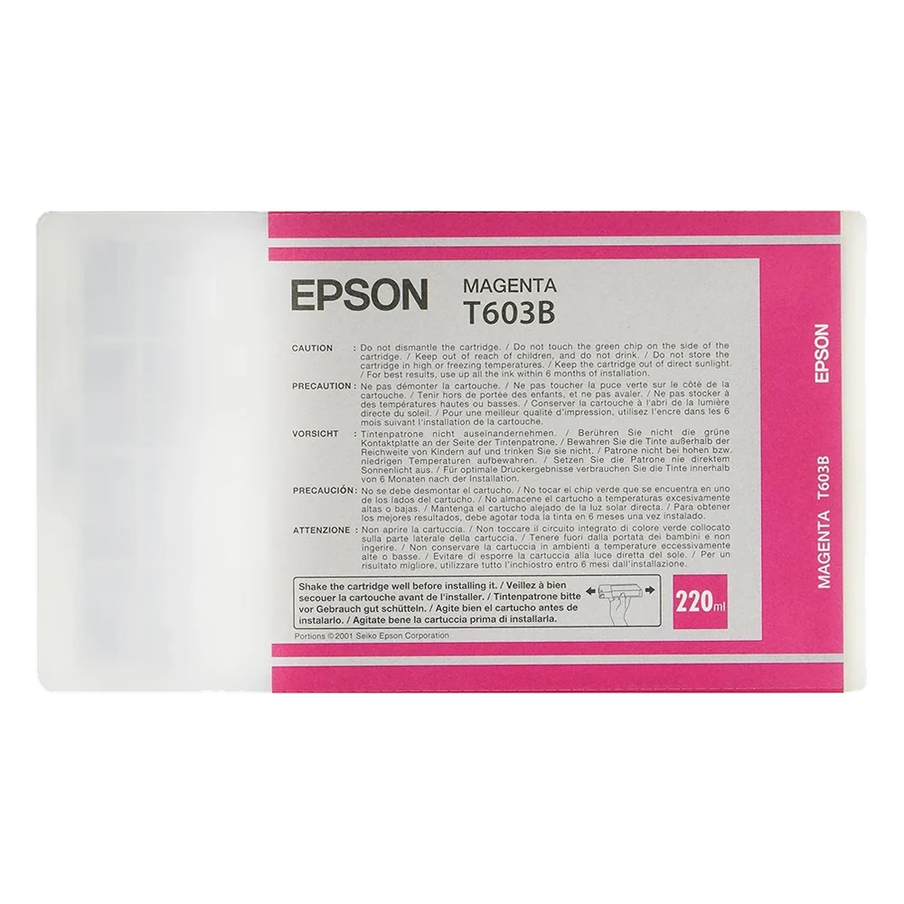 Epson C13T603B00 — пурпурный картридж для Stylus Pro 7800/7880/9800/9880