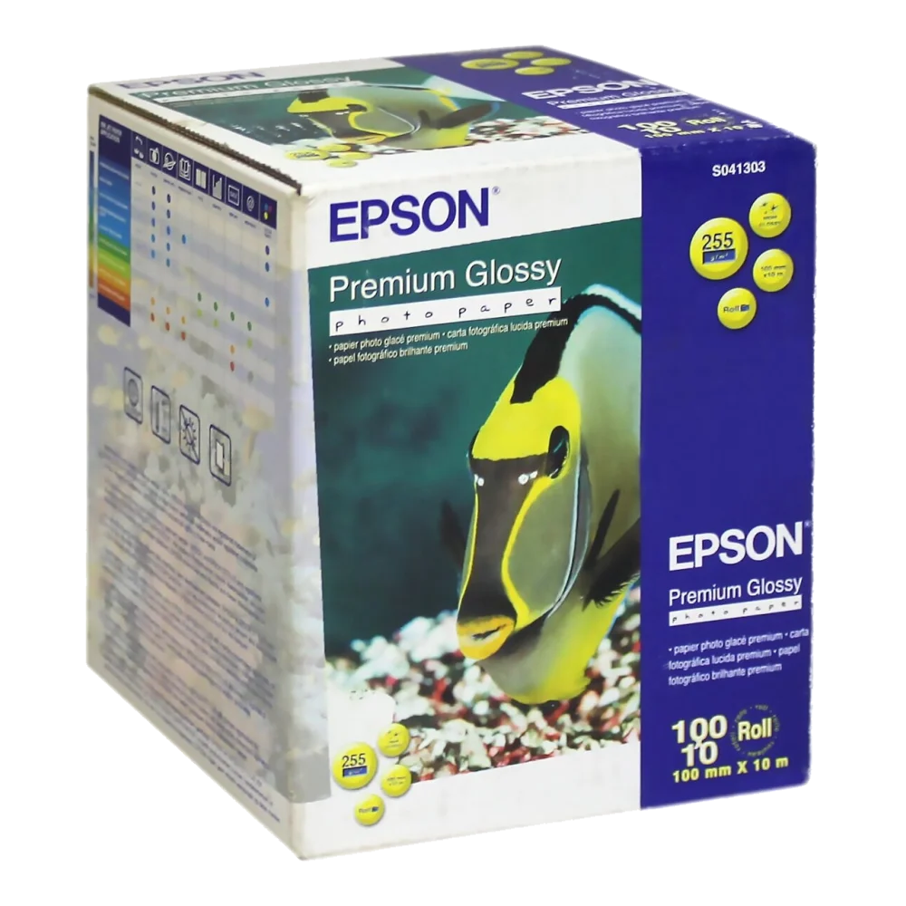 Epson C13S041303 — глянцевая фотобумага в рулоне, 100 мм × 10 м