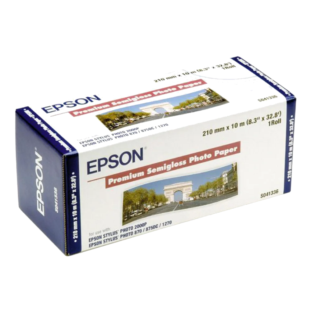 Epson C13S041336 — полуглянцевая фотобумага в рулоне, 210 мм × 10 м