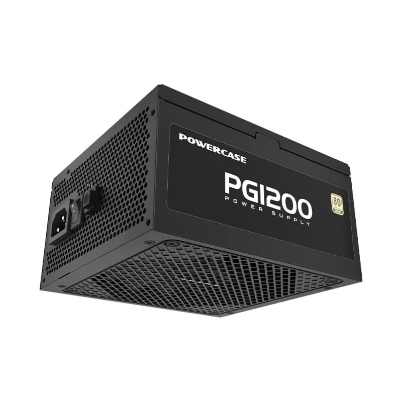 PowerCase PG1200 Black 80+ Gold