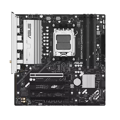 Материнская плата ASUS AMD AM5 B850M MAX GAMING WIFI DDR5